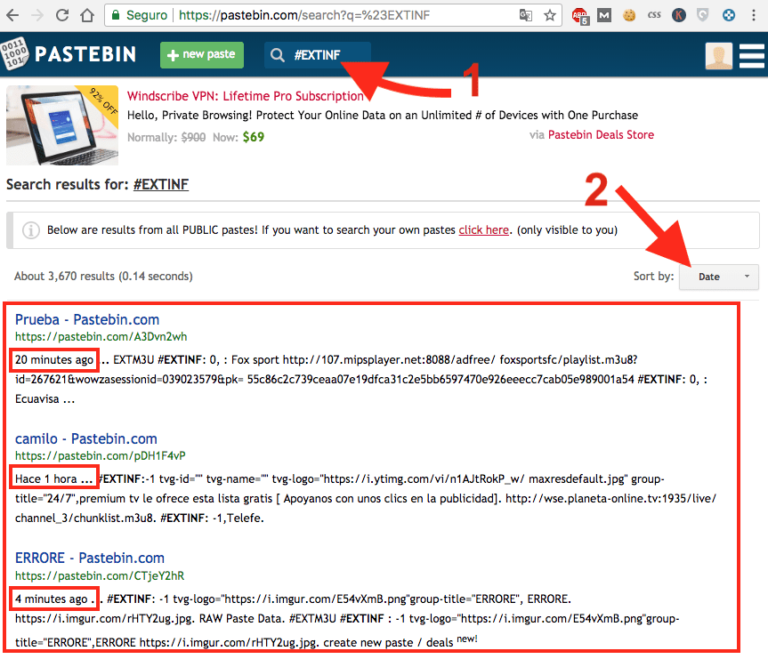 Cómo CREAR Listas M3U de Pastebin en el 2024